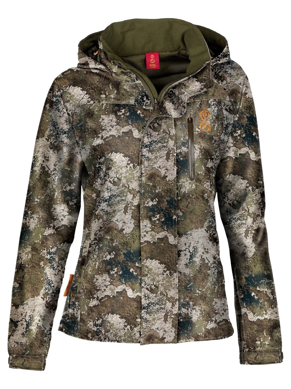 SHE Outdoor Performance Insulated Rain Jacket for Ladies TrueTimber Strata Small